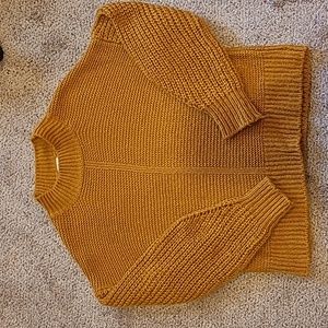 Mock turtle neck sweater